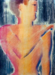 Male Figure Facing Right